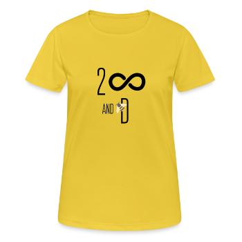 To infinity and Beyond - Women's Breathable T-Shirt - sunshine - Front - AI Model Female 172 dark (172cm)