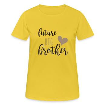 future big brother - Women's Breathable T-Shirt - sunshine - Front - AI Model Female 172 dark (172cm)