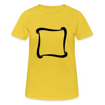 Frame - Women's Breathable T-Shirt - sunshine - Front - AI Model Female 172 dark (172cm)