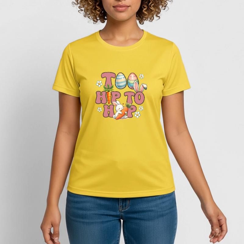 Easter Easter Bunny Easter Eve Easter Sunday Easter Egg Spring Women's Breathable T-Shirt