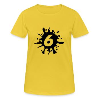 6 - Women's Breathable T-Shirt - sunshine - Front - AI Model Female 172 dark (172cm)