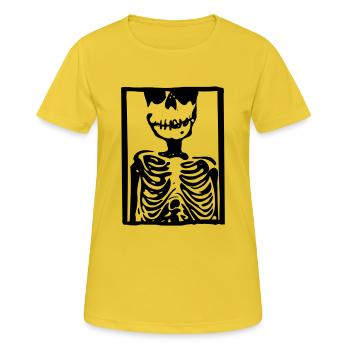 Les garçons morts ne pleurent pas - T-shirt respirant Femme - jaune soleil - Devant - AI Model Female 172 dark (172cm)