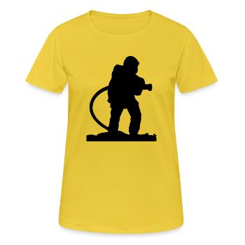 A Fire Spear - Women's Breathable T-Shirt - sunshine - Front - AI Model Female 172 dark (172cm)