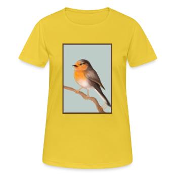 robin - Women's Breathable T-Shirt - sunshine - Front - AI Model Female 172 dark (172cm)