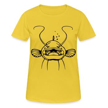 catfish - Women's Breathable T-Shirt - sunshine - Front - AI Model Female 172 dark (172cm)