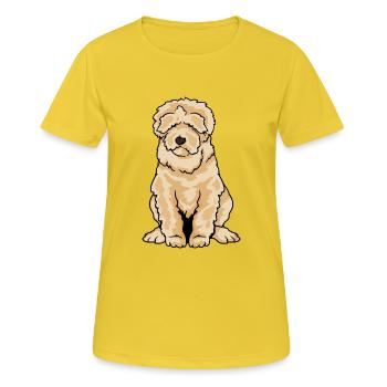 Labradoodle Goldendoodle Doodle Dog - Women's Breathable T-Shirt - sunshine - Front - AI Model Female 172 dark (172cm)