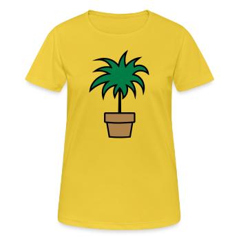 Plant houseplant room plant - Women's Breathable T-Shirt - sunshine - Front - AI Model Female 172 dark (172cm)