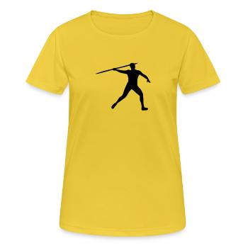 Javelin - Women's Breathable T-Shirt - sunshine - Front - AI Model Female 172 dark (172cm)