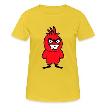 Parrot Bird Stares Nasty Aggressive Rage - Women's Breathable T-Shirt - sunshine - Front - AI Model Female 172 dark (172cm)