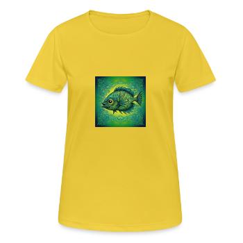 Unique fish - Women's Breathable T-Shirt - sunshine - Front - AI Model Female 172 dark (172cm)