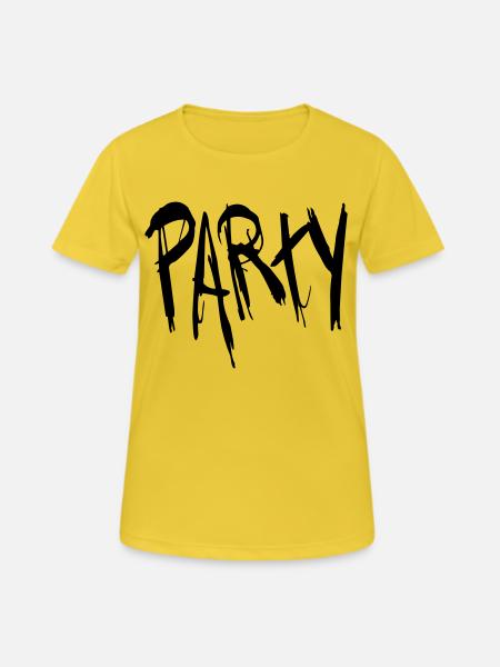 party - Women's Breathable T-Shirt - sunshine