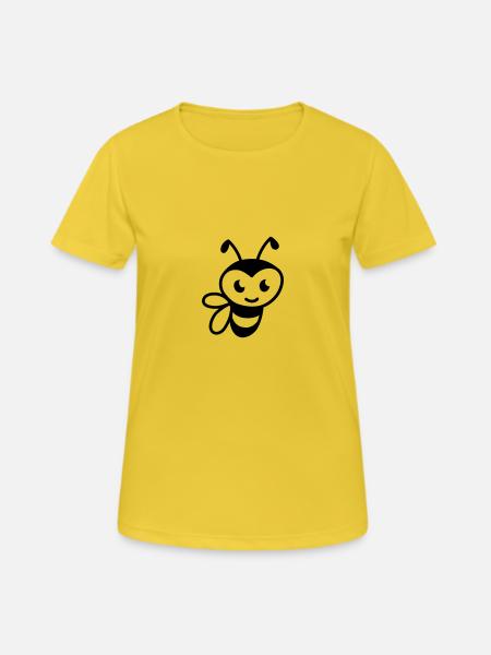 Sweet Bee - Women's Breathable T-Shirt - sunshine