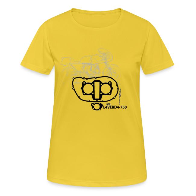design T shirt L4VERD4 750 Black and White