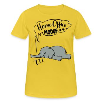 Home Office Mode Elephant Ingnorant No Nö Chef - Women's Breathable T-Shirt - sunshine - Front - AI Model Female 172 dark (172cm)