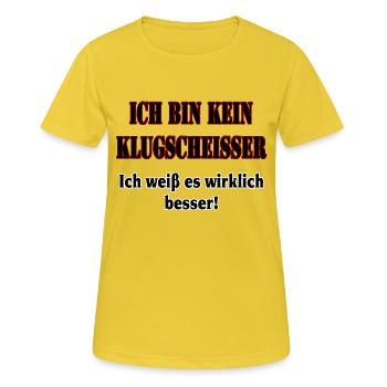 I'm not smart asses - Women's Breathable T-Shirt - sunshine - Front - AI Model Female 172 dark (172cm)