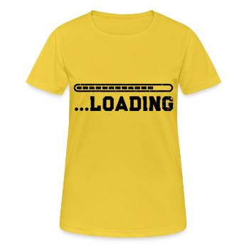 Loading - Women's Breathable T-Shirt - sunshine - Front - AI Model Female 172 dark (172cm)