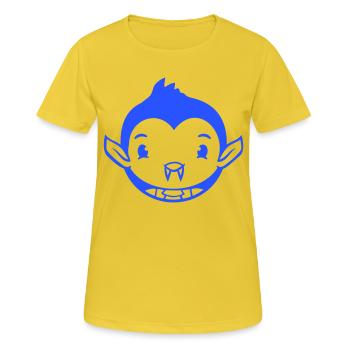 Duck Vampire Halloween Costume Bloodsucker Monster - Women's Breathable T-Shirt - sunshine - Front - AI Model Female 172 dark (172cm)