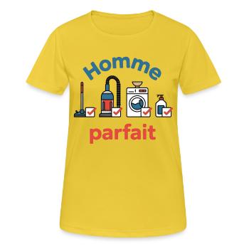 Perfect man - Women's Breathable T-Shirt - sunshine - Front - AI Model Female 172 dark (172cm)