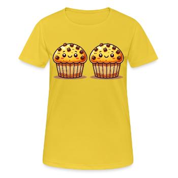 Muffin 2 - Women's Breathable T-Shirt - sunshine - Front - AI Model Female 172 dark (172cm)
