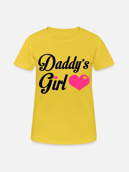 Daddy's Girl - Women's Breathable T-Shirt - sunshine