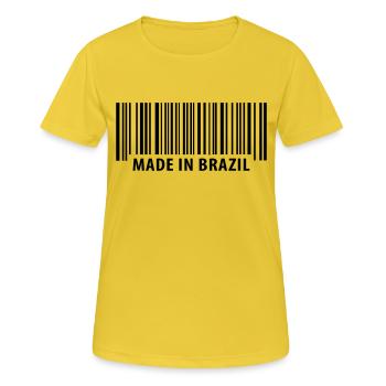 Made in Brazil - Brasilia - Women's Breathable T-Shirt - sunshine - Front - AI Model Female 172 dark (172cm)
