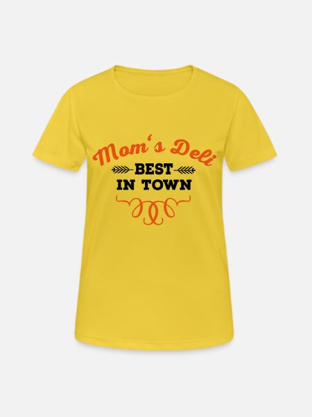 Küche - Frauen T-Shirt atmungsaktiv - Sonnengelb