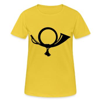 post horn - Women's Breathable T-Shirt - sunshine - Front - AI Model Female 172 dark (172cm)