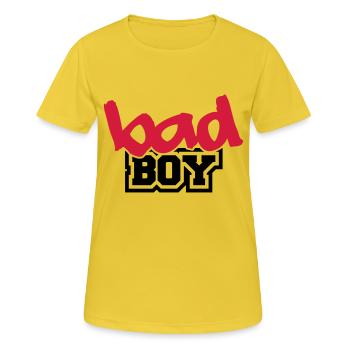 Bad Boy - Women's Breathable T-Shirt - sunshine - Front - AI Model Female 172 dark (172cm)