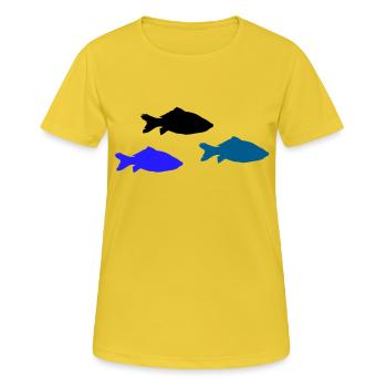 Pisces - Women's Breathable T-Shirt - sunshine - Front - AI Model Female 172 dark (172cm)