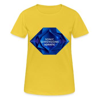 Electronic Music Festival - Women's Breathable T-Shirt - sunshine - Front - AI Model Female 172 dark (172cm)