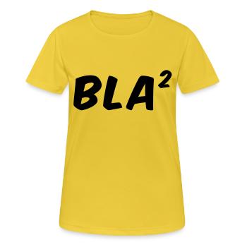 Bla Bla - Bla ² - Women's Breathable T-Shirt - sunshine - Front - AI Model Female 172 dark (172cm)