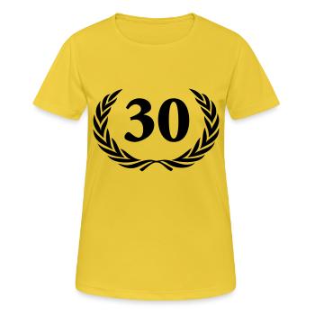 30 - Women's Breathable T-Shirt - sunshine - Front - AI Model Female 172 dark (172cm)