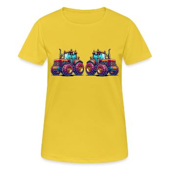 Tractor - Women's Breathable T-Shirt - sunshine - Front - AI Model Female 172 dark (172cm)