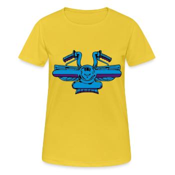 A background controllers - Women's Breathable T-Shirt - sunshine - Front - AI Model Female 172 dark (172cm)