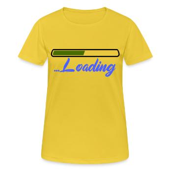 Loading - Women's Breathable T-Shirt - sunshine - Front - AI Model Female 172 dark (172cm)