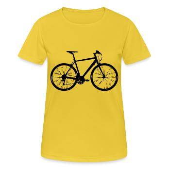 bicycle - Women's Breathable T-Shirt - sunshine - Front - AI Model Female 172 dark (172cm)
