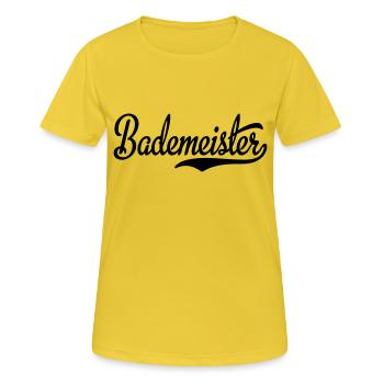 Pool attendant - Women's Breathable T-Shirt - sunshine - Front - AI Model Female 172 dark (172cm)