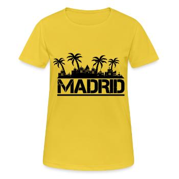 Madrid - Women's Breathable T-Shirt - sunshine - Front - AI Model Female 172 dark (172cm)