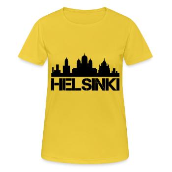 Helsinki 01 - Women's Breathable T-Shirt - sunshine - Front - AI Model Female 172 dark (172cm)