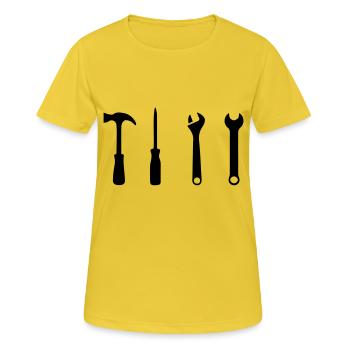 tool - Women's Breathable T-Shirt - sunshine - Front - AI Model Female 172 dark (172cm)