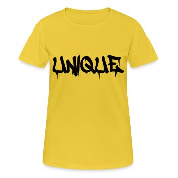 Unique - Women's Breathable T-Shirt - sunshine - Front - AI Model Female 172 dark (172cm)
