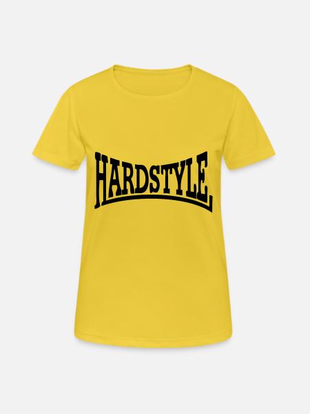 Hardstyle - T-shirt respirant Femme - jaune soleil