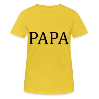 Dad - Women's Breathable T-Shirt - sunshine - Front - AI Model Female 172 dark (172cm)