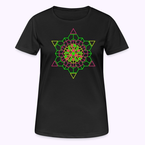 Cosmic Crystal Front - T-shirt respirant Femme