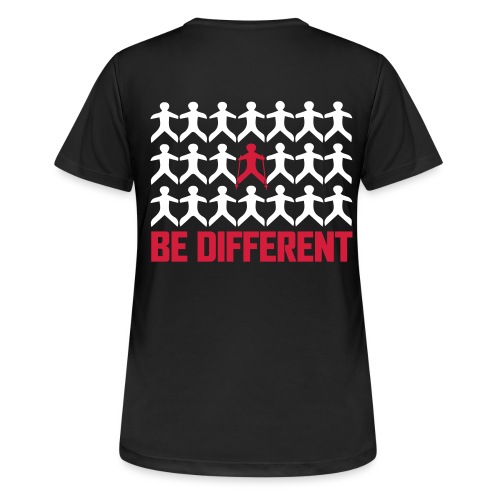 Nordic Walking - Be Different - naisten tekninen t-paita
