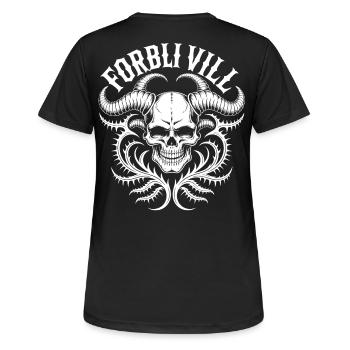 Crâne de la villa Gorblin - T-shirt respirant Femme - noir - Dos - AI Model Female 172 light (172cm)