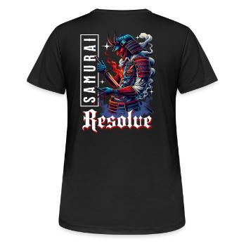 Smoke - Steel Samurai - T-shirt respirant Femme - noir - Dos - AI Model Female 172 light (172cm)