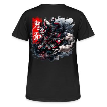Masque Oni Esprit Intrépide - T-shirt respirant Femme - noir - Dos - AI Model Female 172 light (172cm)