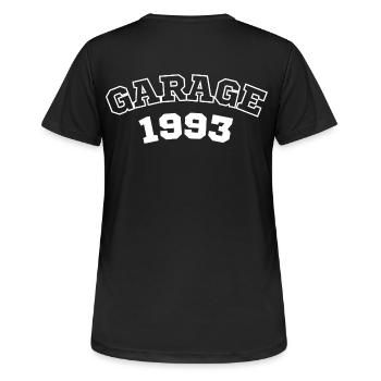 UKG UK Garage Music - Rave outfit Football - Women's Breathable T-Shirt - black - Back - AI Model Female 172 light (172cm)