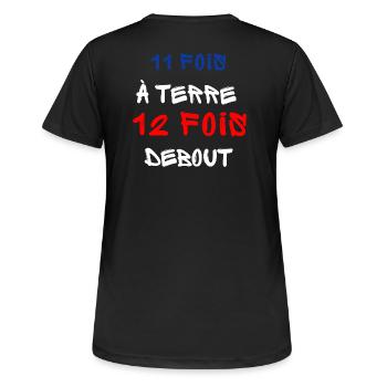 Cartoon 11 Times to Tender - Women's Breathable T-Shirt - black - Back - AI Model Female 172 light (172cm)